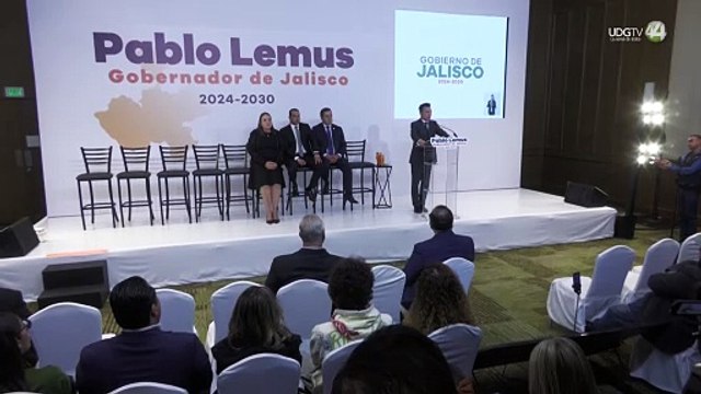 Presentan al gabinete de seguridad del gobierno de Pablo Lemus