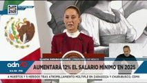 Claudia Sheinbaum anuncia aumento al salario mínimo en México 2025