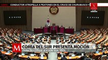 Parlamento surcoreano presenta moción; quiere destituir a Yoon Suk Yeol
