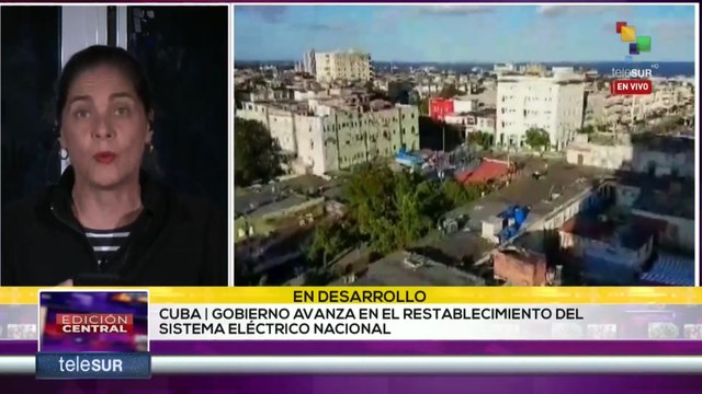 Cuba avanza en el restablecimiento del sistema eléctrico nacional