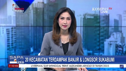 20 Kecamatan Terdampak Banjir dan Longsor Sukabumi