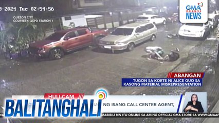 Panghahablot sa bag ng isang call center agent, nahuli-cam | Balitanghali