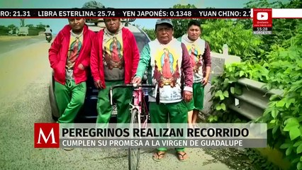 Peregrinos comienzan su recorrido rumbo a la Basílica de Guadalupe