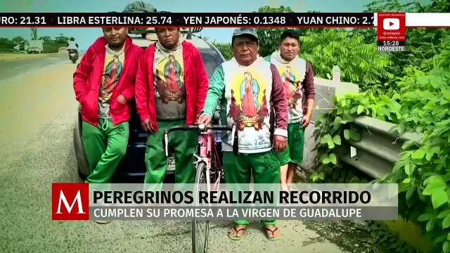 Peregrinos comienzan su recorrido rumbo a la Basílica de Guadalupe