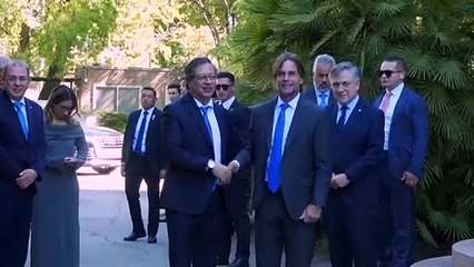 “Uruguay da envidia”, dice Petro tras reunirse con Lacalle Pou y Orsi