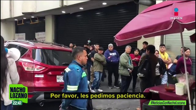 Plaza Izazaga 89: Caos en el primer día para sacar mercancía