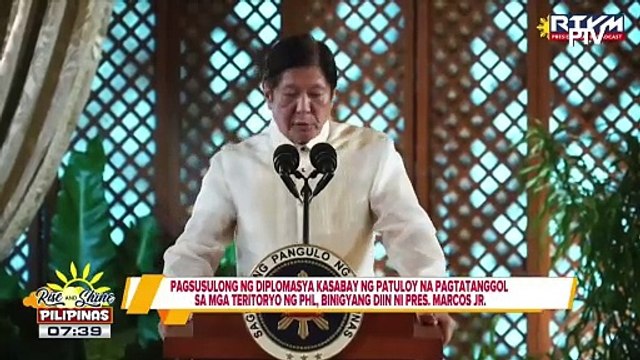 Pagsusulong ng diplomasya kasabay ng patuloy na pagtatanggol sa mga teritoryo ng Pilipinas, binigyang-diin ni PBBM