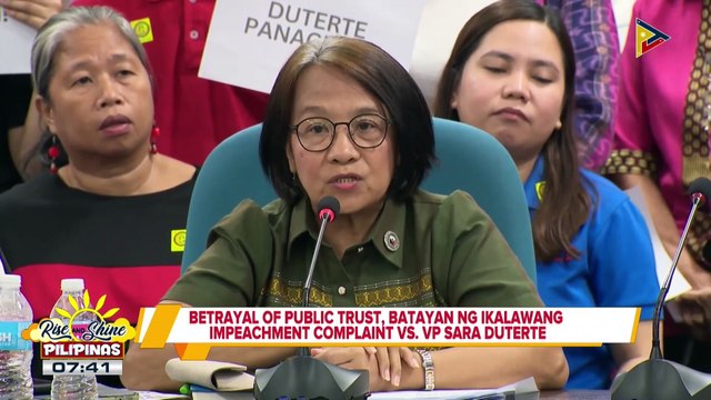2nd impeachment complaint vs. VP Sara Duterte, inihain ng 75 indibidwal