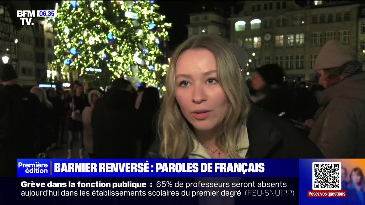 “On ne sait pas où on va”: à Strasbourg, l'inquiétude des électeurs après la chute du gouvernement Barnier