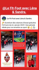 Le Fit-Foot avec Léna & Sandra.   Au Racing CLUB Corcieux. Ouverture Mi-Janvier 2025. 1 Séance d'essai gratuite par personne !