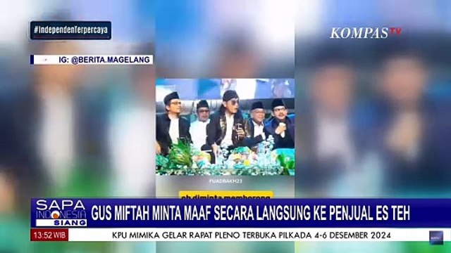 Kasus Gus Miftah Olok-Olok Penjual Es Teh: Permintaan Maaf hingga Teguran Keras Gerindra