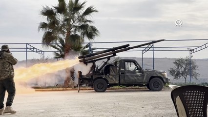 Yoğun çatışmaların yaşandığı Hama'dan son görüntüler