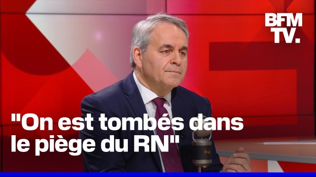 Censure, Marine Le Pen et futur Premier ministre… L’interview de Xavier Bertrand en intégralité