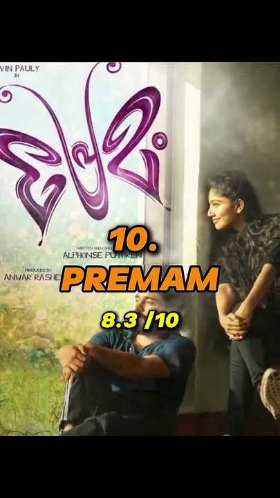 Top 10 south Indian high rated movies shorts top10 imdb