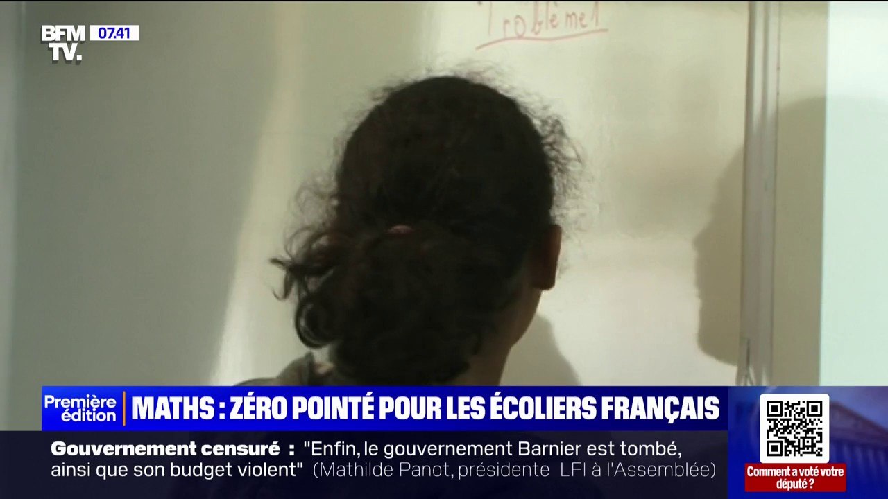 Les écoliers français parmi les plus mauvais d’Europe en mathématiques