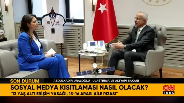 Ulaştırma ve Altyapı Bakanı Abdulkadir Uraloğlu, özel açıklamalarda bulundu