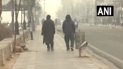 कश्मीर में शून्य से नीचे पहुंचा तापमान