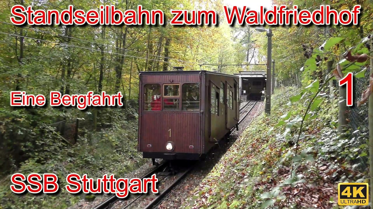 Stuttgart - Standseilbahn zum Waldfriedhof