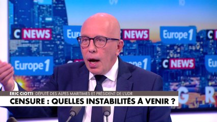 Éric Ciotti : «Je m'en fous de Jean-Luc Mélenchon»