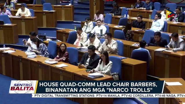 House Quad-Comm Lead Chair Barbers, may babala vs. Narco Trolls na nagpapakalat umano ng kasinungalingan para manipulahin ang publiko