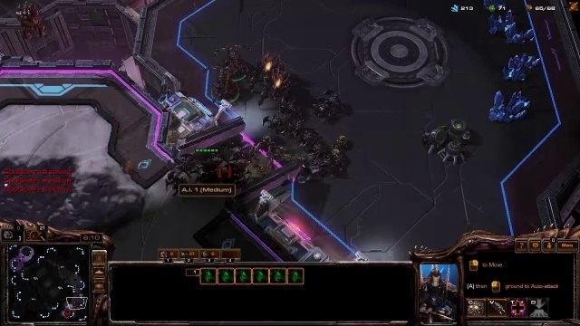 [StarCraft 2]No.0311 Great ZERG Player vs Medium A.I, WIN[2-Base Ravager-Ling Attack]