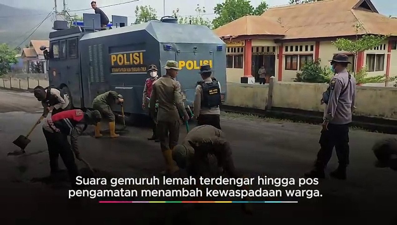 WASPADA! Gunung Lewotobi Laki-Laki Erupsi Lagi