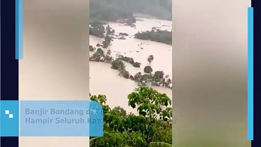 Banjir Bandang di Cianjur, Hampir Seluruh Kampung Terendam Air