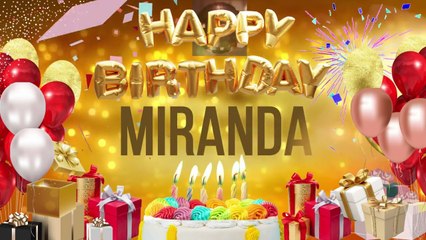 Miranda - Happy Birthday Miranda