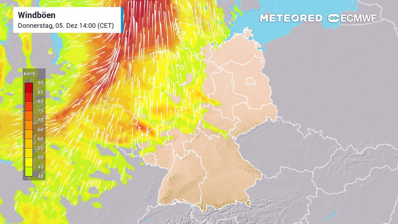 Sturmwarnung am Nikolaustag und am Samstag (7. Dezemver)! Gefahr für die Weihnachtsmärkte?