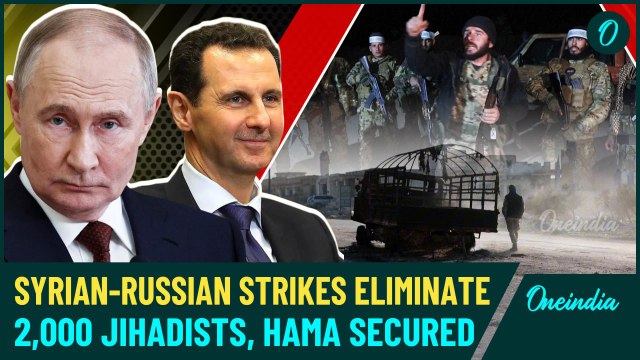 2,000 Jihadists Killed: Syrian Army, Putin’s Men’s Major Attack, Destroy HTS Drones, Fortify Hama