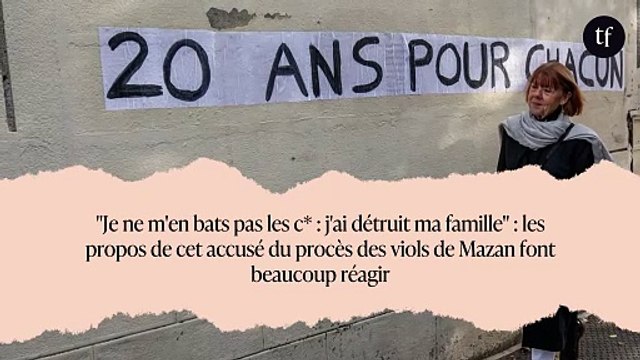 Je ne m'en bats pas les c* : j'ai détruit ma famille : les propos de cet accusé du procès des viols de Mazan font beaucoup réagir