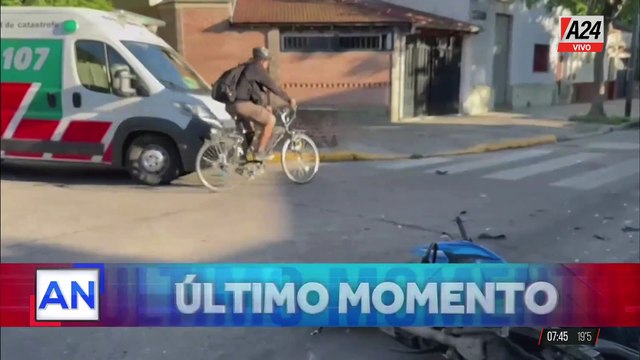 Trágico accidente en avenida Córdoba y Junín: un motociclista perdió la vida