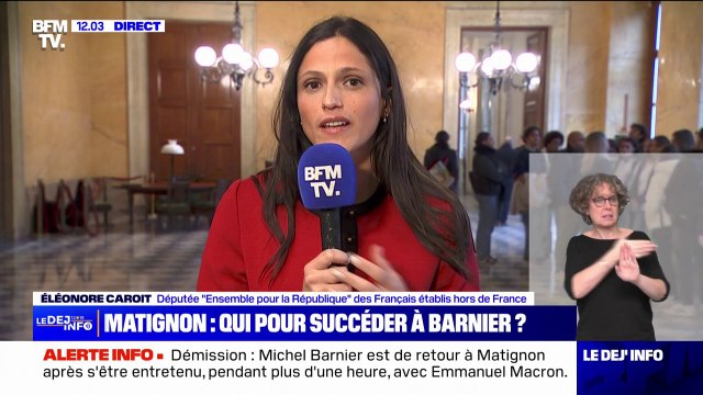 Éléonore Caroit (Ensemble) pense “qu’il faut changer de méthode” pour choisir le nouveau Premier ministre