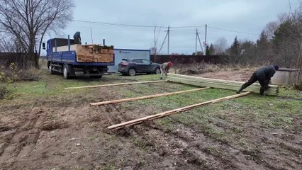 Inexpensive house in 10 days. Full construction process