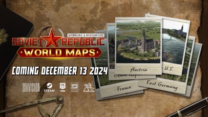 Workers & Resources Soviet Republic Official World Maps Announcement