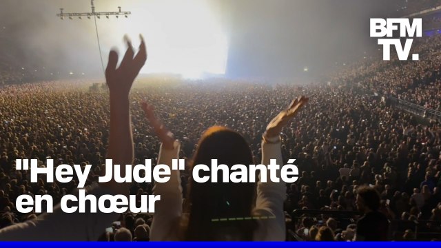 Hey Jude chanté en chœur : les images de Paul McCartney enflammant Paris-La Défense Arena