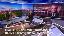 Mindössze három hónapig volt kormányfő, Michel Barnier benyújtott lemondását