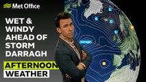 Met Office Afternoon Weather Forecast 05/12/2024 - Rain moving eastwards