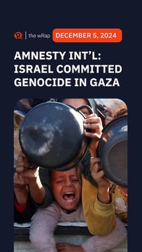 Amnesty report says Israel has committed genocide against Palestinians in Gaza