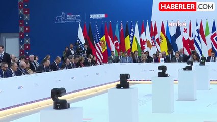 Dışişleri Bakanı Hakan Fidan AGİT Toplantısında