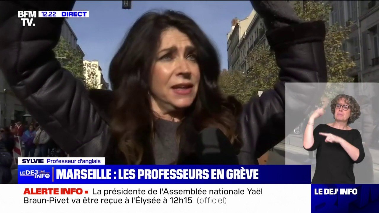 “Le gouvernement a beau avoir été destitué, les revendications restent les mêmes”, indique Sylvie, professeure d'anglais en grève ce jeudi
