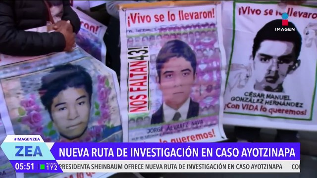Claudia Sheinbaum ofrece una nueva ruta de investigación en el caso Ayotzinapa