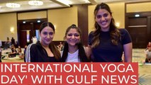 Siblings Anushka and Akansha Ranjan celebrate 'International Yoga Day' With Gulf News in Dubai