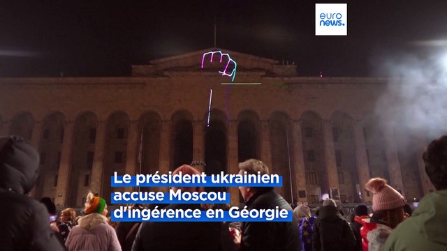 Volodymyr Zelensky annonce des sanctions contre le gouvernement géorgien
