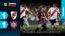 River vs San Lorenzo (1-1) | LPF 2024 | Fecha 26