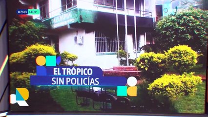 Fiscalía pide el retorno de los efectivos al trópico de Cochabamba