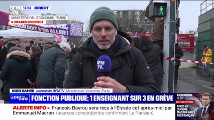 Fonction publique: un enseignant sur trois en grève, la manifestation va s'élancer à Paris
