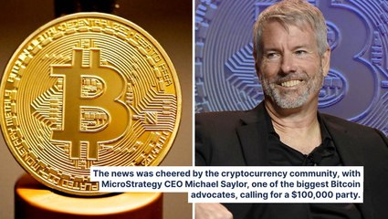 Bitcoin Hits Historic $100K Milestone, Michael Saylor Gets Ready For Party