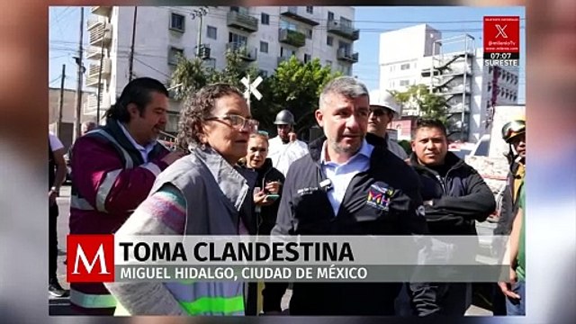Descubren toma clandestina en Calzada México-Tacuba, movilizan cuerpos de emergencia