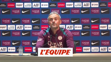 Enrique : «Que ça plaise ou pas, ça ne m'intéresse pas» - Foot - L1 - PSG